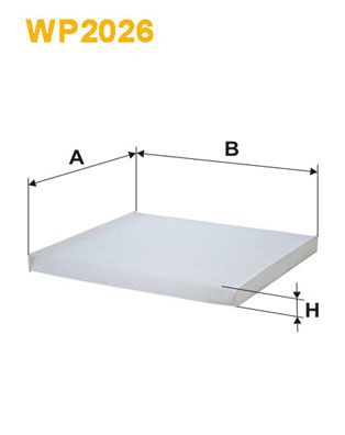 WP2026 WIX FILTERS Фильтр, воздух во внутренном пространстве