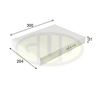GCF3037 G.U.D. Фильтр, воздух во внутренном пространстве