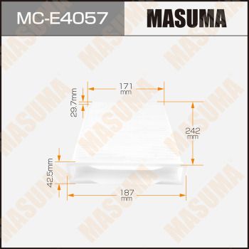 MCE4057 MASUMA Фильтр, воздух во внутренном пространстве