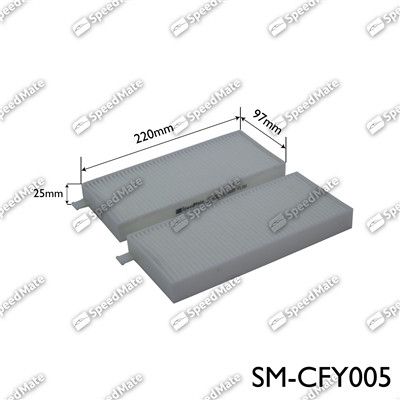 SMCFY005 SpeedMate Фильтр, воздух во внутренном пространстве