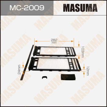 MC2009 MASUMA Фильтр, воздух во внутренном пространстве