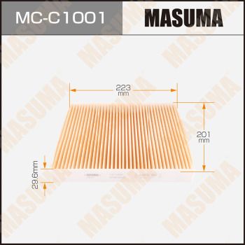 MCC1001 MASUMA Фильтр, воздух во внутренном пространстве