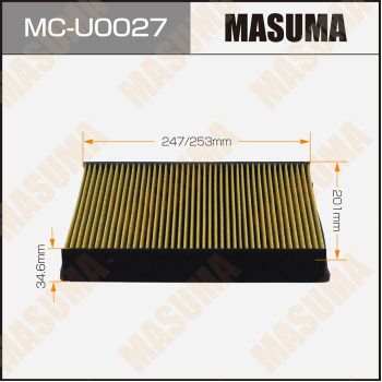 MCU0027 MASUMA Фильтр, воздух во внутренном пространстве