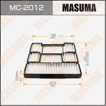 MC2012 MASUMA Фильтр, воздух во внутренном пространстве