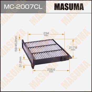 MC2007CL MASUMA Фильтр, воздух во внутренном пространстве