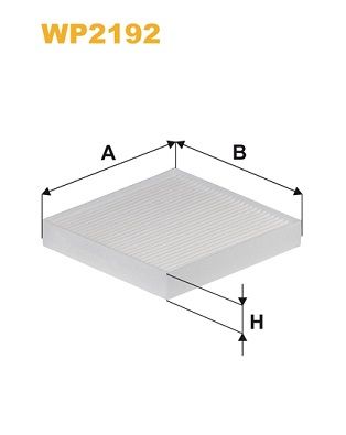 WP2192 WIX FILTERS Фильтр, воздух во внутренном пространстве