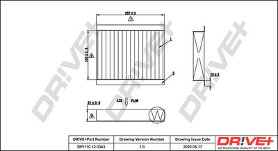 DP1110120343 Dr!ve+ Фильтр, воздух во внутренном пространстве