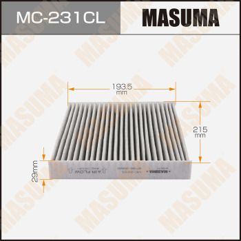 MC231CL MASUMA Фильтр, воздух во внутренном пространстве