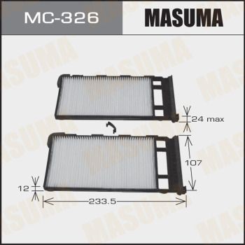 MC326 MASUMA Фильтр, воздух во внутренном пространстве
