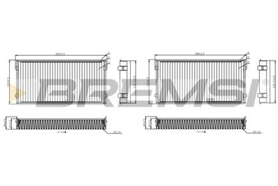 FC0948C BREMSI Фильтр, воздух во внутренном пространстве