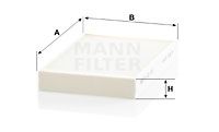 CU22016 MANN-FILTER Фильтр, воздух во внутренном пространстве