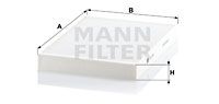 CU3037 MANN-FILTER Фильтр, воздух во внутренном пространстве