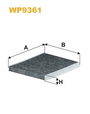 WP9361 WIX FILTERS Фильтр, воздух во внутренном пространстве