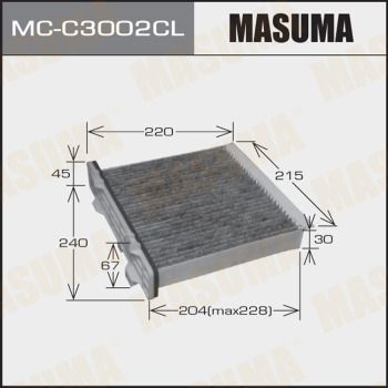 MCC3002CL MASUMA Фильтр, воздух во внутренном пространстве