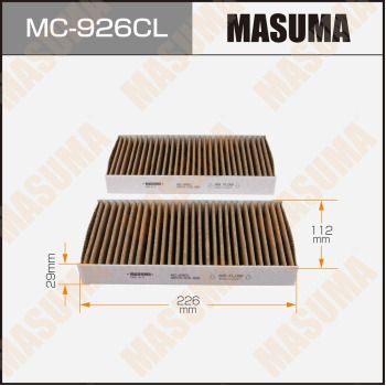 MC926CL MASUMA Фильтр, воздух во внутренном пространстве