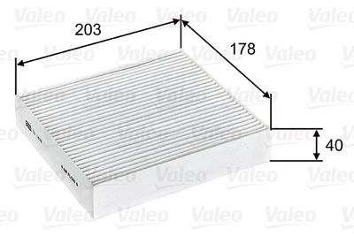 715603 VALEO Фильтр, воздух во внутренном пространстве