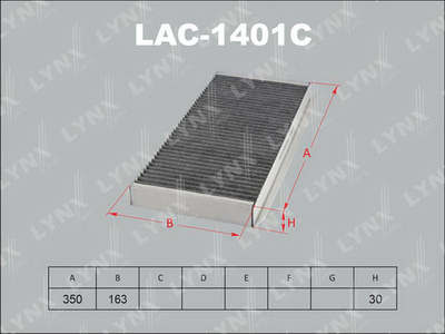 LAC1401C LYNXauto Фильтр, воздух во внутренном пространстве