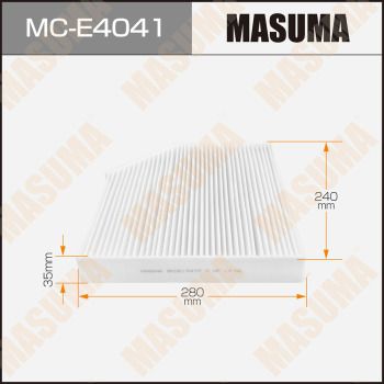 MCE4041 MASUMA Фильтр, воздух во внутренном пространстве
