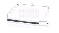 CU22003 MANN-FILTER Фильтр, воздух во внутренном пространстве