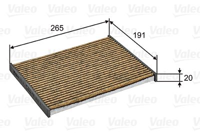 701028 VALEO Фильтр, воздух во внутренном пространстве