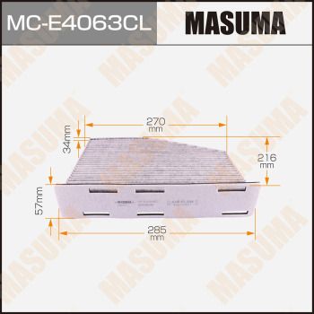 MCE4063CL MASUMA Фильтр, воздух во внутренном пространстве