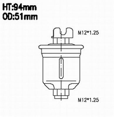 FS3064 JS ASAKASHI Топливный фильтр