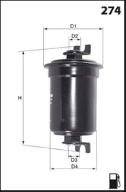 E131 MISFAT Топливный фильтр