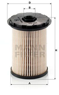 PU731x MANN-FILTER Топливный фильтр