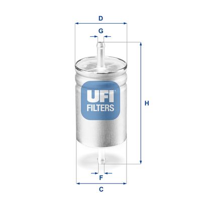3161100 UFI Топливный фильтр