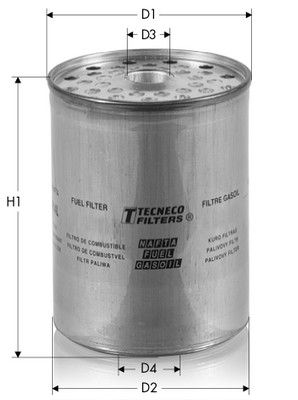 GS014L TECNECO FILTERS Топливный фильтр