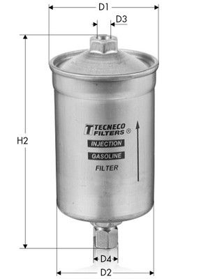 IN92 TECNECO FILTERS Топливный фильтр