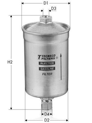 IN90 TECNECO FILTERS Топливный фильтр