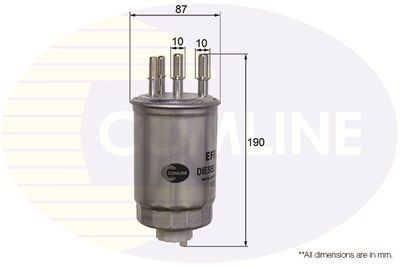 EFF257 COMLINE Топливный фильтр