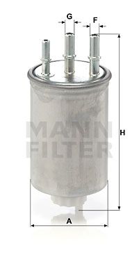 WK8296 MANN-FILTER Топливный фильтр