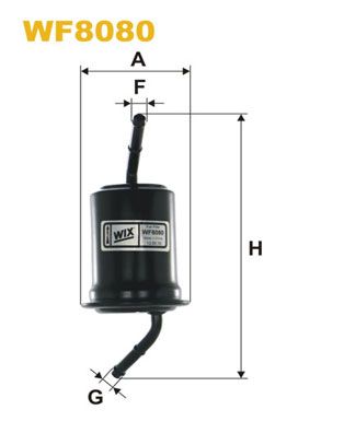 WF8080 WIX FILTERS Топливный фильтр