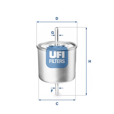 3151400 UFI Топливный фильтр