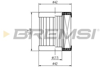 FE0325 BREMSI Топливный фильтр