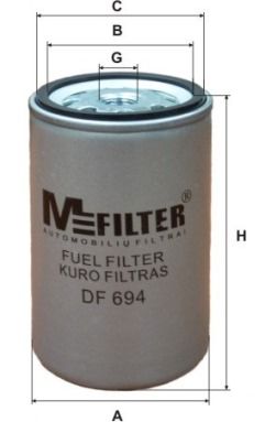 DF694 MFILTER Топливный фильтр