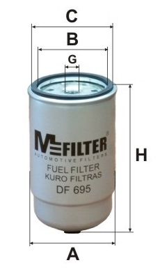 DF695 MFILTER Топливный фильтр