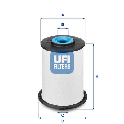 2603300 UFI Топливный фильтр