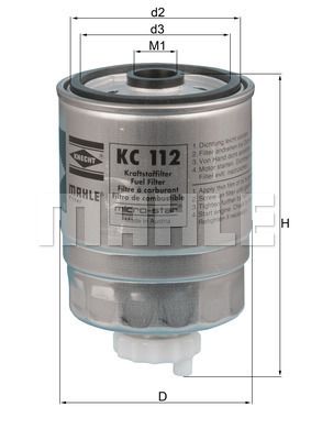 KC112 KNECHT Топливный фильтр