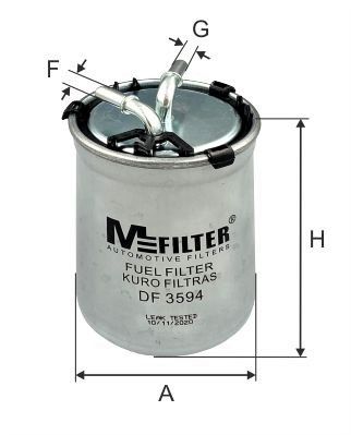 DF3594 MFILTER Топливный фильтр