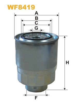 WF8419 WIX FILTERS Топливный фильтр