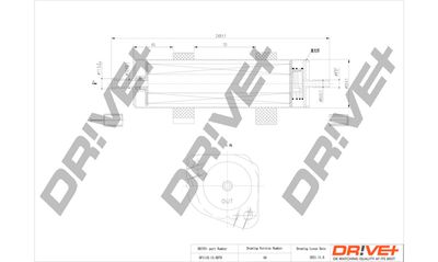 DP1110130079 Dr!ve+ Топливный фильтр