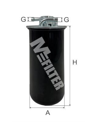 DF3567 MFILTER Топливный фильтр