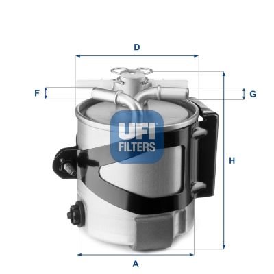 5543000 UFI Топливный фильтр