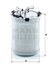 WK8232 MANN-FILTER Топливный фильтр