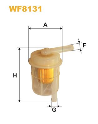 WF8131 WIX FILTERS Топливный фильтр