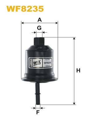 WF8235 WIX FILTERS Топливный фильтр