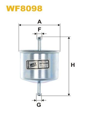 WF8098 WIX FILTERS Топливный фильтр